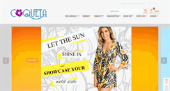 Desktop Screenshot of coquetaswimwear.com