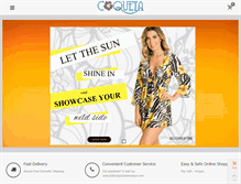 Tablet Screenshot of coquetaswimwear.com